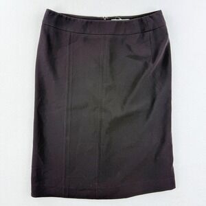 Max Mara Pencil Skirt‎ Brown Career Office Wear Lined Size 8